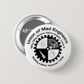 Mad Engineers Button (Voorkant /achterkant)