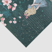 Mad Hatter Alice in Wonderland Collage Decoupage Tissuepapier (Detail)