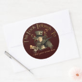 Mad Hatter Bookplate Sticker (Envelop)