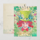 Mad Hatter Briefkaart (Voorkant / Achterkant)