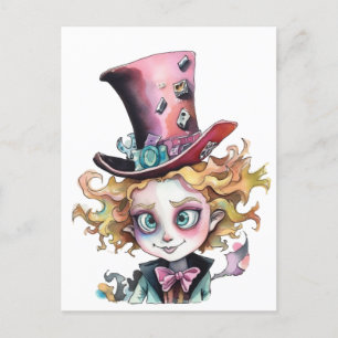 Mad Hatter Briefkaart