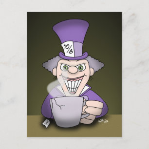 Mad Hatter Briefkaart