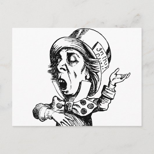 Mad Hatter Briefkaart (Voorkant)