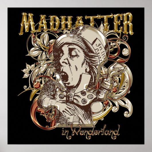 Mad Hatter Carnivale Style (Gold Version) Poster (Voorkant)