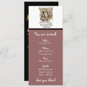 Mad Hatter Carnivale Style (met gedicht) Kaart (Voorkant / Achterkant)