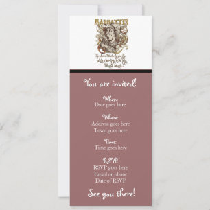 Mad Hatter Carnivale Style (met gedicht) Kaart