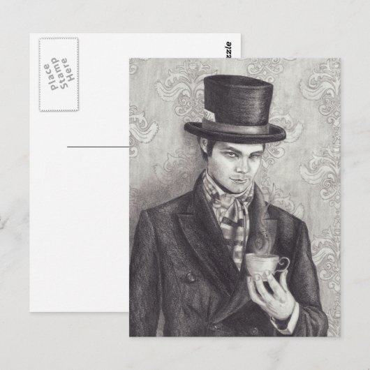Mad Hatter - Carte postale (Devant / Derrière)