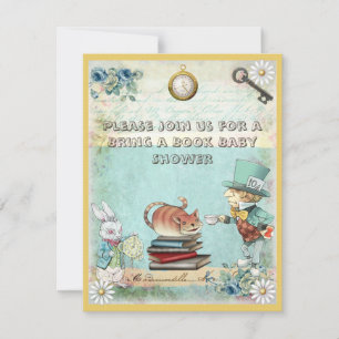 Mad Hatter & Cat Breng een Baby shower uit het boe Kaart