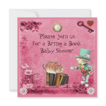 Mad Hatter & Cheshire Cat Pink Boek