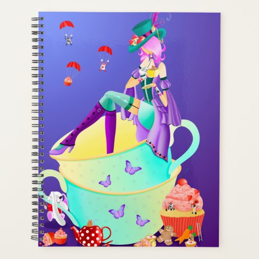 Mad Hatter dans une tasse de thé (Devant)