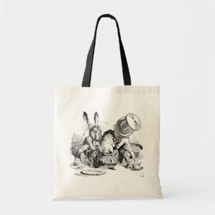 Mad Hatter, Dormouse en March Hare Tote Bag