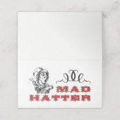  Mad Hatter Illustratie (Buitenkant ongevouwen)