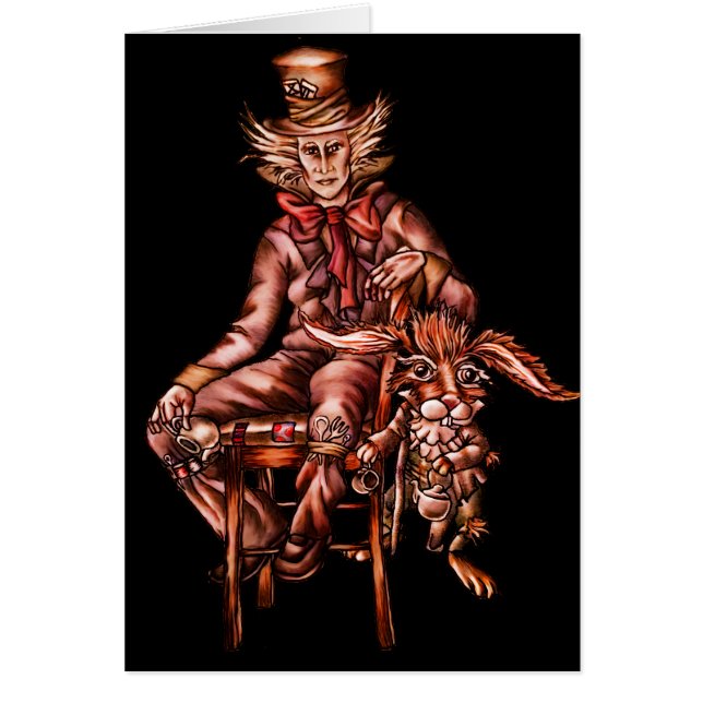 Mad Hatter met March Hare (Voorkant)