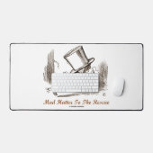 Mad Hatter naar de redding Wonderland-bestemming Bureaumat (Keyboard & Muis)