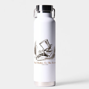 Mad Hatter naar de redding Wonderland-bestemming Waterfles