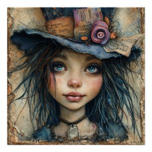 Mad Hatter: Nieuwsgierige couture capers Perfect Poster
