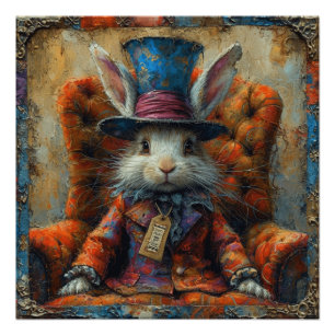 Mad Hatter: Onconventionele hoofddeksels Perfect Poster