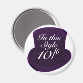 Mad Hatter - Paars Magneet (Voorkant / Achterkant)