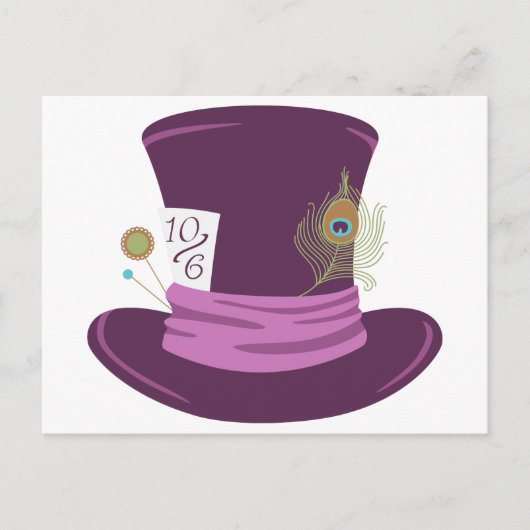 Mad Hatter Pet Briefkaart (Voorkant)