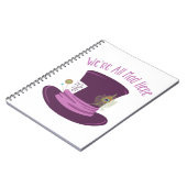 Mad Hatter Pet Notitieboek (Linkerzijde)