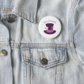 Mad Hatter Pet Ronde Button 5,7 Cm (In situ)