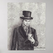 Mad Hatter Poster Mad Hatter Art Wonderland Art (Voorkant)