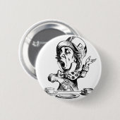 Mad Hatter Ronde Button 5,7 Cm (Voorkant /achterkant)