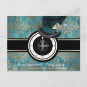 Mad Hatter Save the Date Briefkaart (Voorkant)