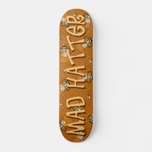 Mad Hatter Skateboard (Orange) (Recto)