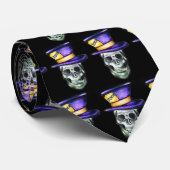 Mad Hatter Skull Stropdas (Opgerold)
