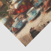 Mad Hatter Steampunk  Victoriaans Lady Tissuepapier (Detail)