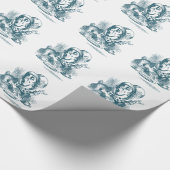 Mad Hatter Tea Party Cadeaupapier (Hoek)