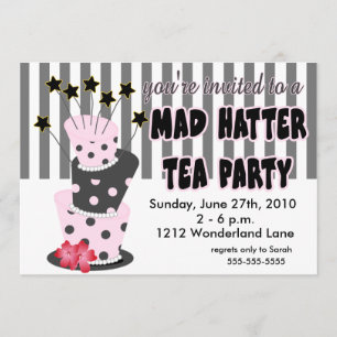 Mad Hatter Tea Party Kaart