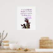 Mad Hatter Tea Party Poster (Keuken)