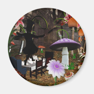 Mad-hatter-theepot magnet magneet