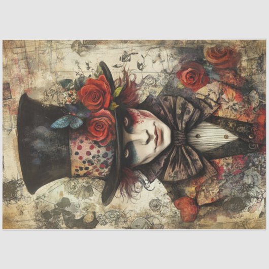 Mad Hatter Tissuepapier (Voorkant)