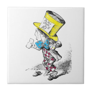  Mad Hatter uit Alice in Wonderland Tile Tegeltje