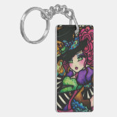 Mad Hatter & White Rabbit Alice Series Hannah Lynn Sleutelhanger (Voorkant Links)