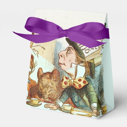 MAD HATTERS THEE PARTY-ALICE IN WONDERLAND BEDANKDOOSJES (Voorkant Zijde)