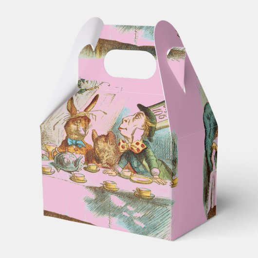 MAD HATTERS THEE PARTY-ALICE IN WONDERLAND BEDANKDOOSJES (Achterkant)