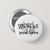 Mad hier ronde button 5,7 cm (Voorkant /achterkant)