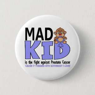 Mad Kind Prostate Cancer Ronde Button 5,7 Cm