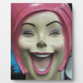 Mad Laughing Mannequin ~ Uncanny Valley Girl Fotoplaat (Voorkant)