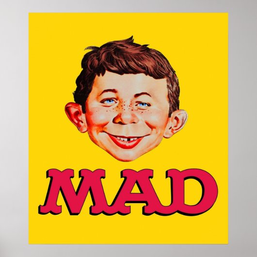 Mad Magazine Shirt Sticker Masker Poster (Voorkant)