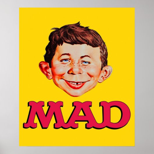 Mad Magazine Shirt Sticker Masker Poster (Voorkant)