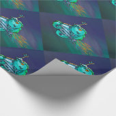 MAD MAX CHICKEN ROBOT CUTE FUNNY Wrapping Paper Cadeaupapier (Hoek)