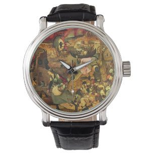 Mad Meg door Hieronymus Bosch Horloge