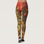 Mad Meg door Hieronymus Bosch Leggings (Achterkant)