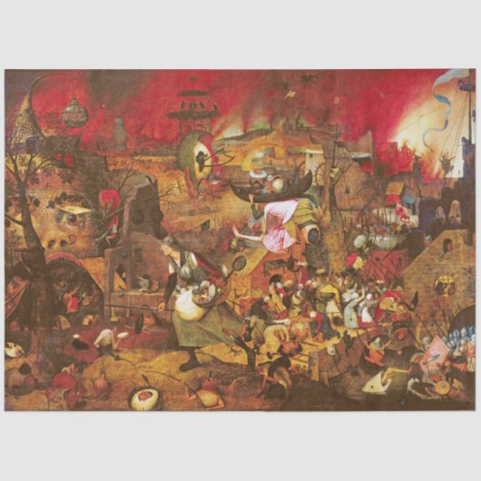 Mad Meg, Pieter Bruegel Tissuepapier (Voorkant)