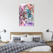 Mad Mix Canvas Afdruk (Insitu (Slaapkamer))